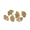 Gold Foil Metal Ginkgo Leaf Wall Decor